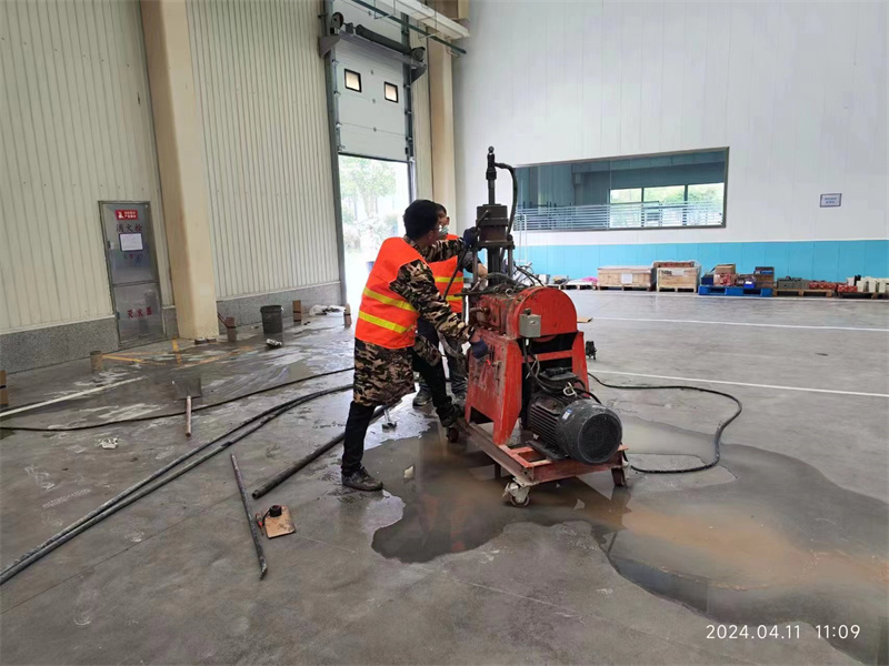 通渭厂房地面下沉塌陷注浆加固施工